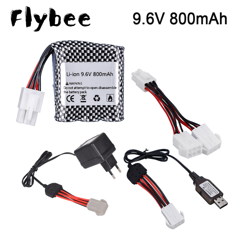 Drone Battery Li-Ion - 9.6VสำหรับS911 9115 9116 S912 RCรถอะไหล่อัพเกรดแบตเตอรี่คู่ใหม่แบตเตอรี่Li-Ion 800Mah