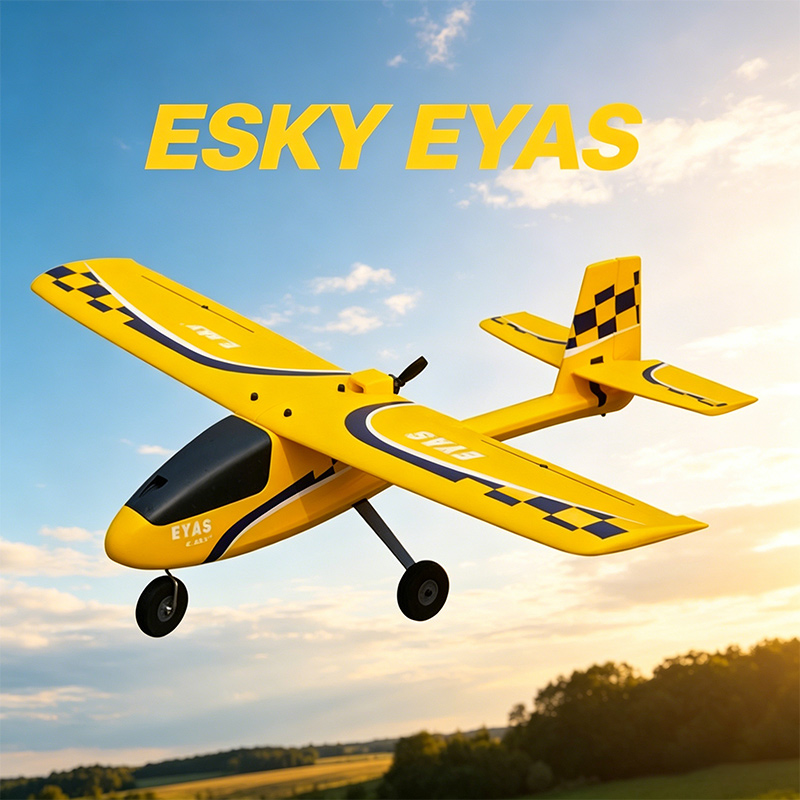Drone Battery 3S - ESKY พร้อมระบบควบคุมการบิน EYAS เครื่องบินบังคับวิทยุแบบปีกตรึง สำหรับผู้เริ่มต้นฝึกบิน โดรนฝึกหัดระดับเริ่มต้น