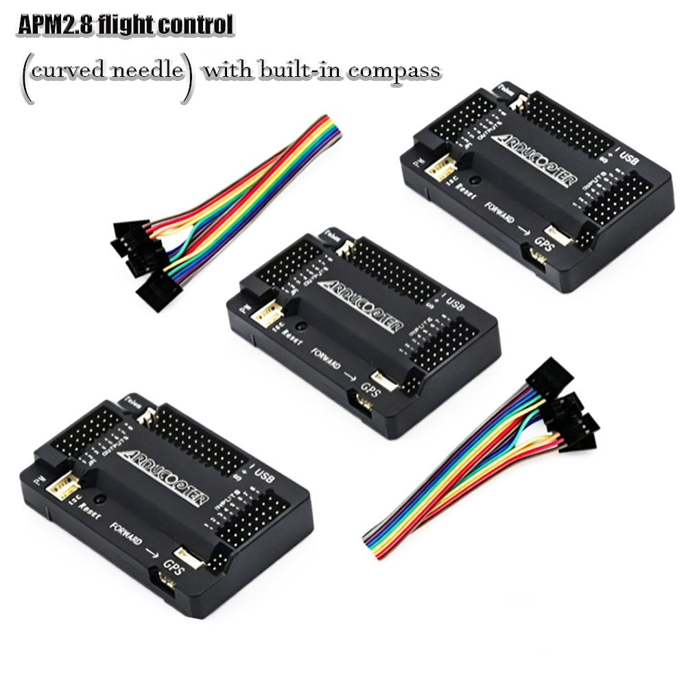 Drone Battery Plate - APM 2.8 บอร์ดควบคุมการบิน โมดูลเข็มทิศในตัวสำหรับโดรนมัลติโรเตอร์ RC FPV