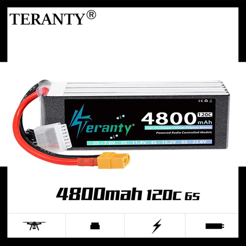 Drone Battery 6S - TERANTY 6S 4800mAh แบตเตอรี่ลิโป้ 22.8V 120C/240C