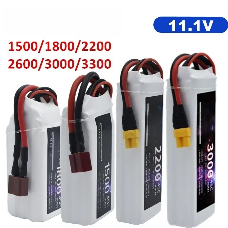 Drone Battery 3S - แบตเตอรี่ LiPo 3S 1500mah 1800mAh 2200mah