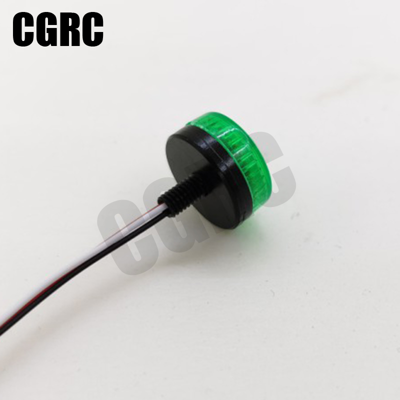 Drone Battery Alarm - ไฟ LED แจ้งเตือนแบบหมุนสีเขียวสำหรับรถบรรทุก Tamiya RC ขนาด