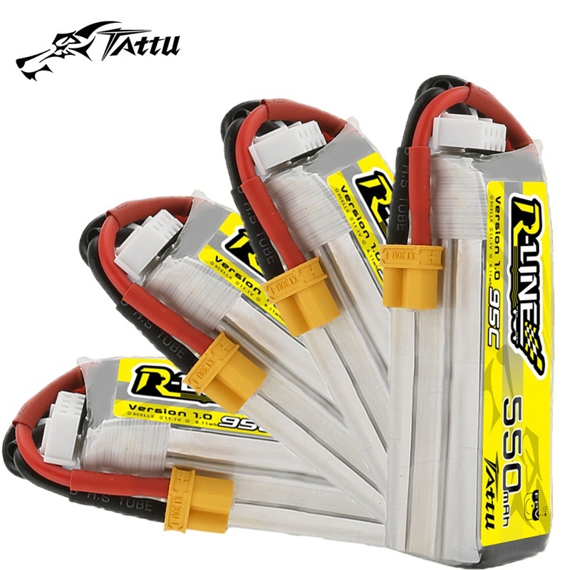 Drone Battery 3S - อัพเกรด TATTU R-LINE 1.0 550mAh 11.1V