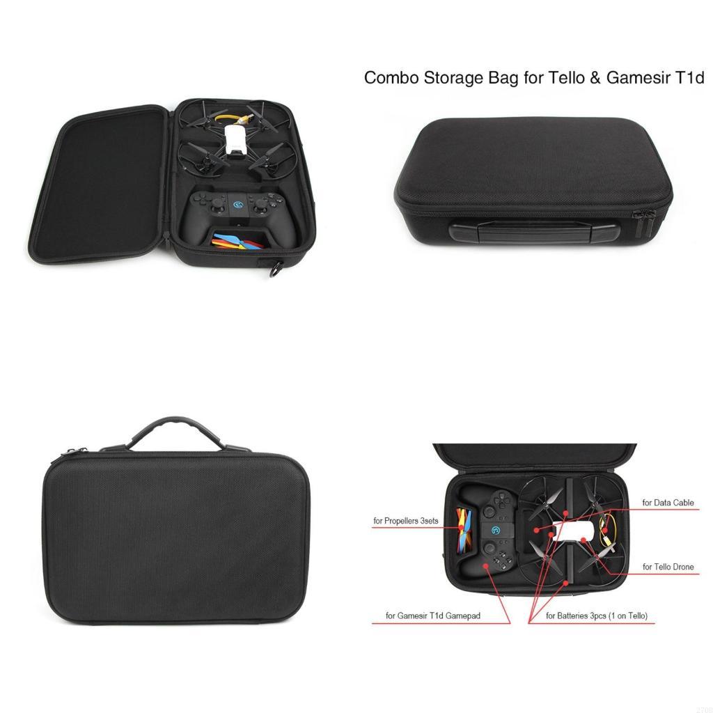 Drone Battery Bag - EVA Travel สำหรับเคสแบตเตอรี่กระเป๋าถือสำหรับเคสสำหรับ Tello RC Quadcopter