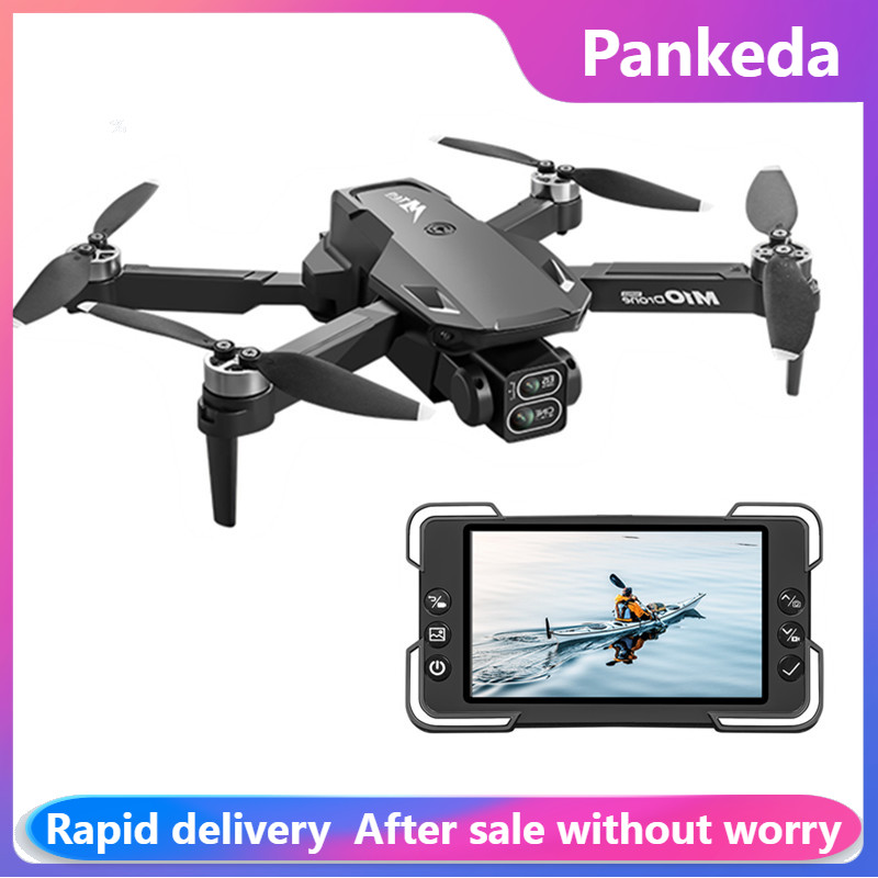 Drone Battery Balance Charger - โดรนกล้อง M10 พร้อมรีโมทคอนโทรลหน้าจอในตัว กล้องคู่ ระบบ Optical