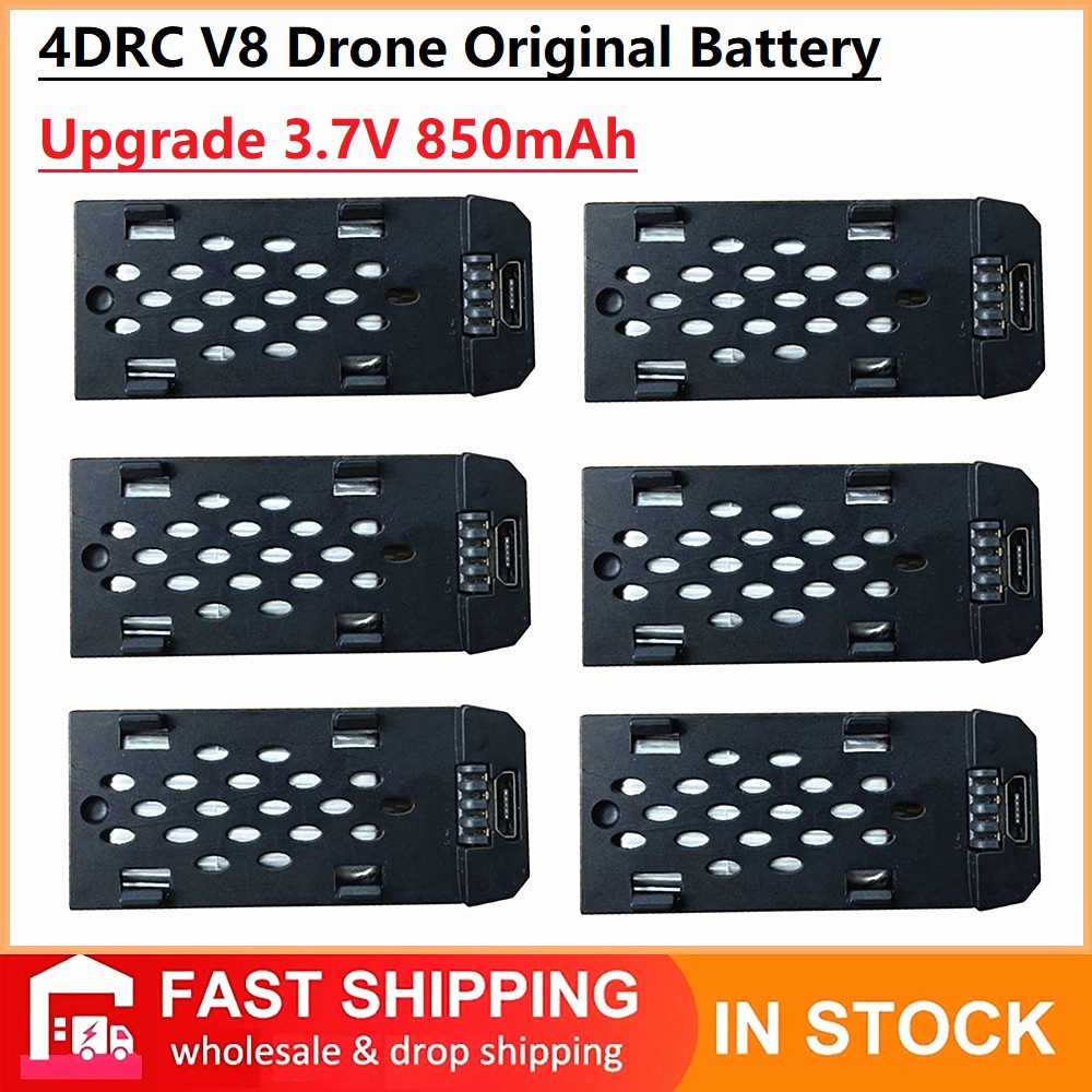 Drone Battery Lipo - 4DRC V8 Drone แบตเตอรี่เดิม 3.7V 850MAh