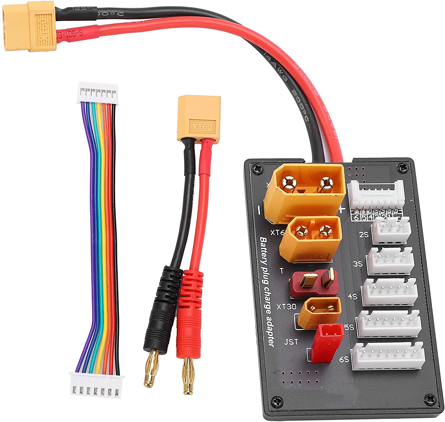 Drone Battery Parallel Board - บอร์ดอะแดปเตอร์ชาร์จแบตเตอรี่แบบขนาน XT90 XT30 JST T Connector
