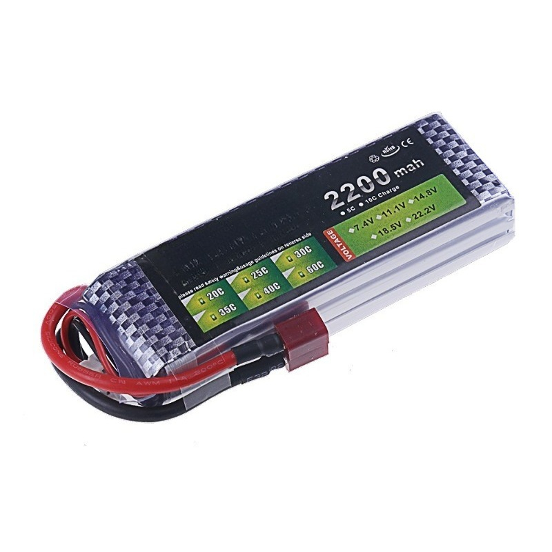 ใหม่ 3S 30C 11.1V 2200mAh Li-p - Drone Battery 3S บทวิจารณ์และราคา