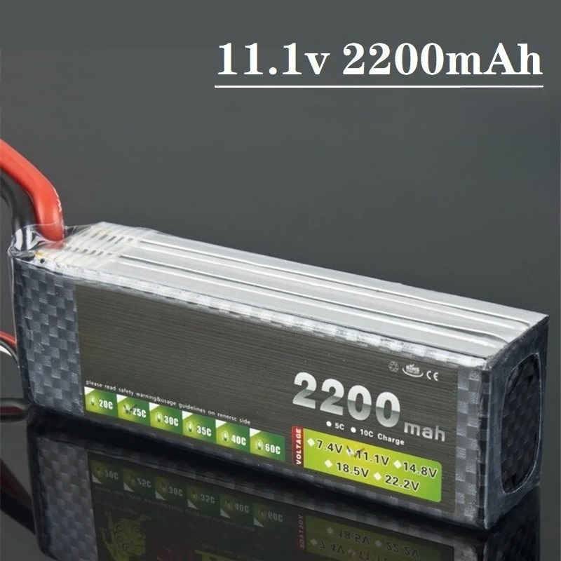 ใหม่ 3S 30C 11.1V 2200mAh Li-p - Drone Battery 3S บทวิจารณ์และราคา