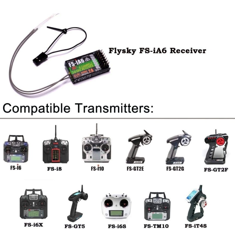 ฟลายสกาย FS-IA6 ตัวรับสัญญาณ 6 - Drone Battery Plate บทวิจารณ์และราคา