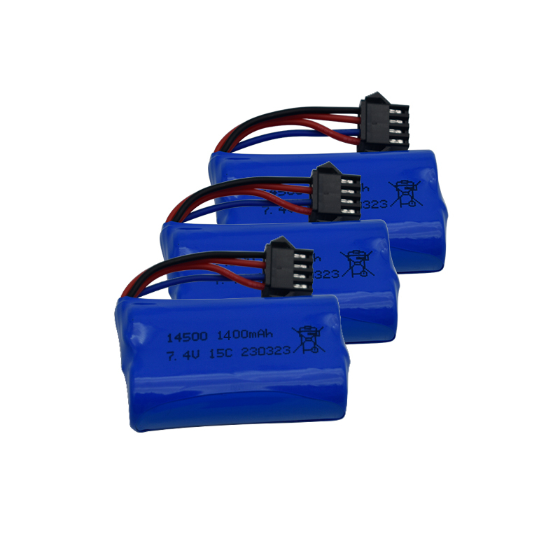 7.4V 1400mAh 14500 แบตเตอรี่ลิ - Drone Battery Li-Ion บทวิจารณ์และราคา