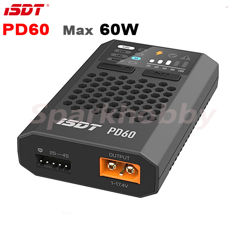 ISDT PD60S 60W 6A สมาร์ท Charg - Drone Battery Smart บทวิจารณ์และราคา
