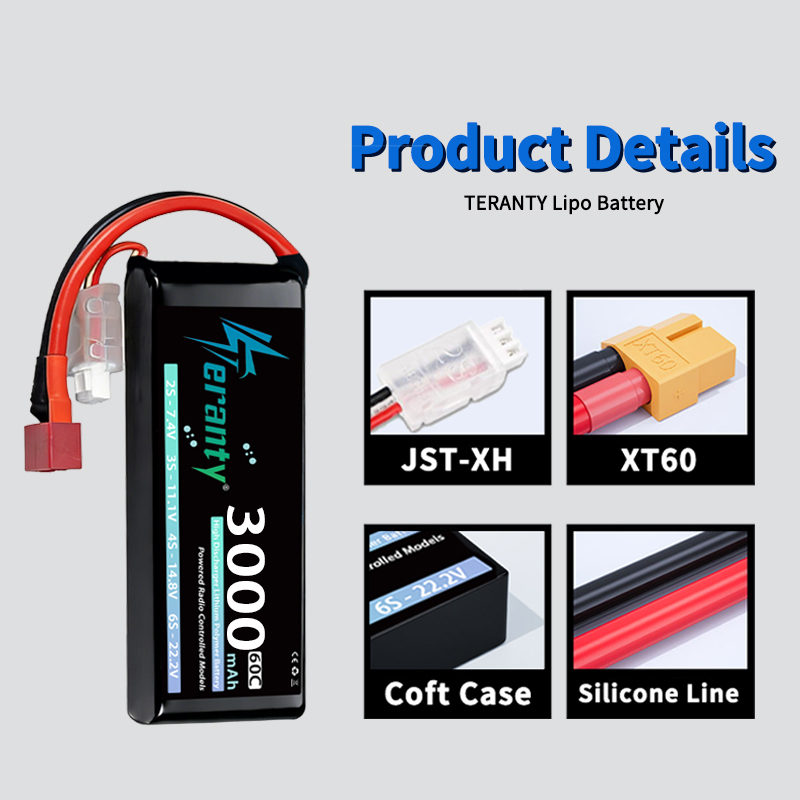 แบตเตอรี่ลิเธียมโพลิเมอร์ TERA - Drone Battery Lipo บทวิจารณ์และราคา