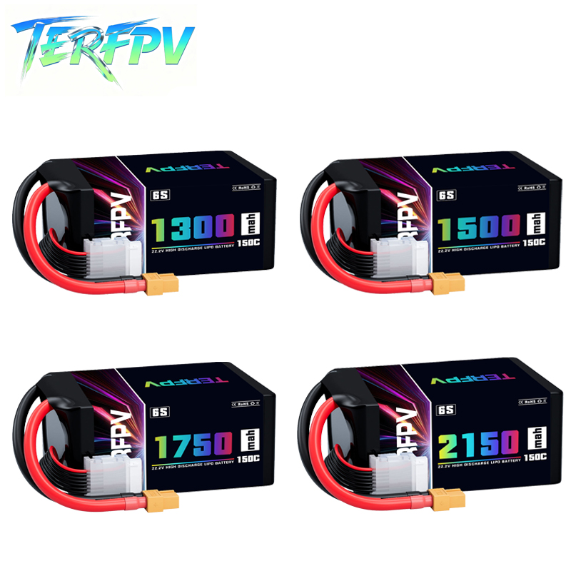 TERFPV แบตเตอรี่ลิโป้ 6S 22.2V - Drone Battery 6S บทวิจารณ์และราคา