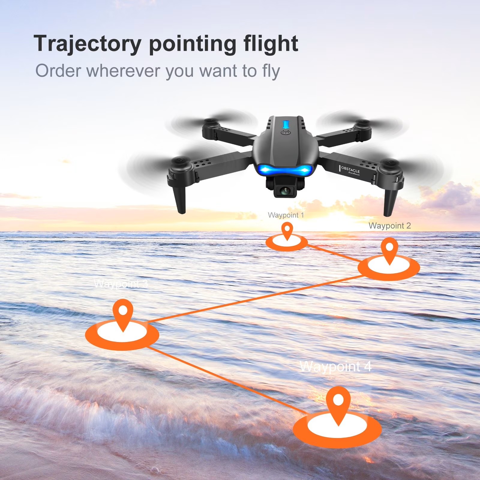 โดรนพับได้รุ่น E88PRO MAX ปี 2 - Drone Battery Case บทวิจารณ์และราคา