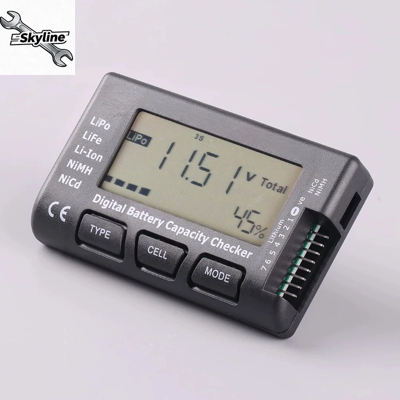 เครื่องทดสอบแรงดันไฟฟ้าแบตเตอร - Drone Battery Voltage Checker บทวิจารณ์และราคา