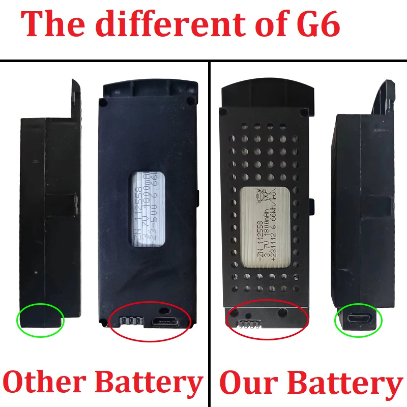 Q6 โดรนแบตเตอรี่ 3.7V 3000mAh  - Drone Battery Li-Ion บทวิจารณ์และราคา