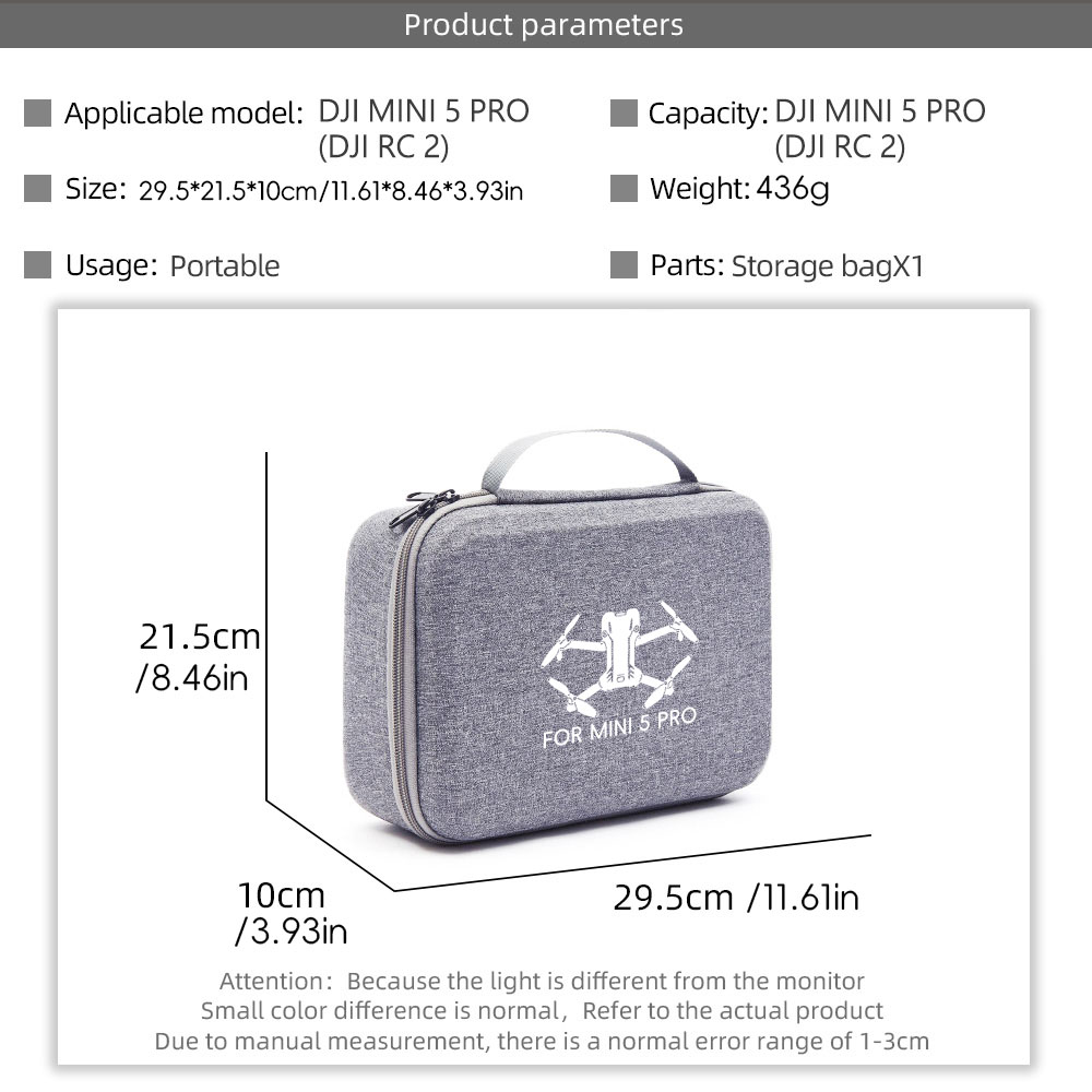 กระเป๋าเก็บของสำหรับโดรน DJI M - Drone Battery Bag บทวิจารณ์และราคา
