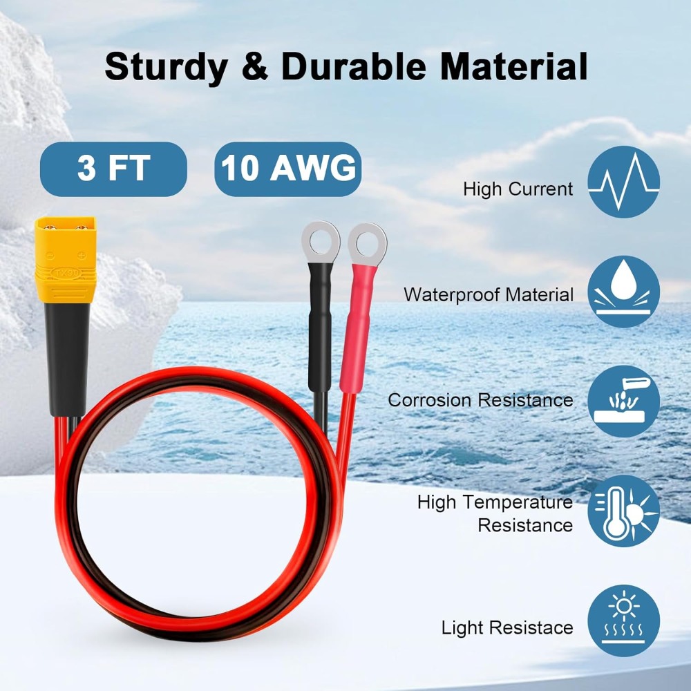 สายเคเบิล XT90 ไปยังขั้วต่อแบบ - Drone Battery Connector บทวิจารณ์และราคา
