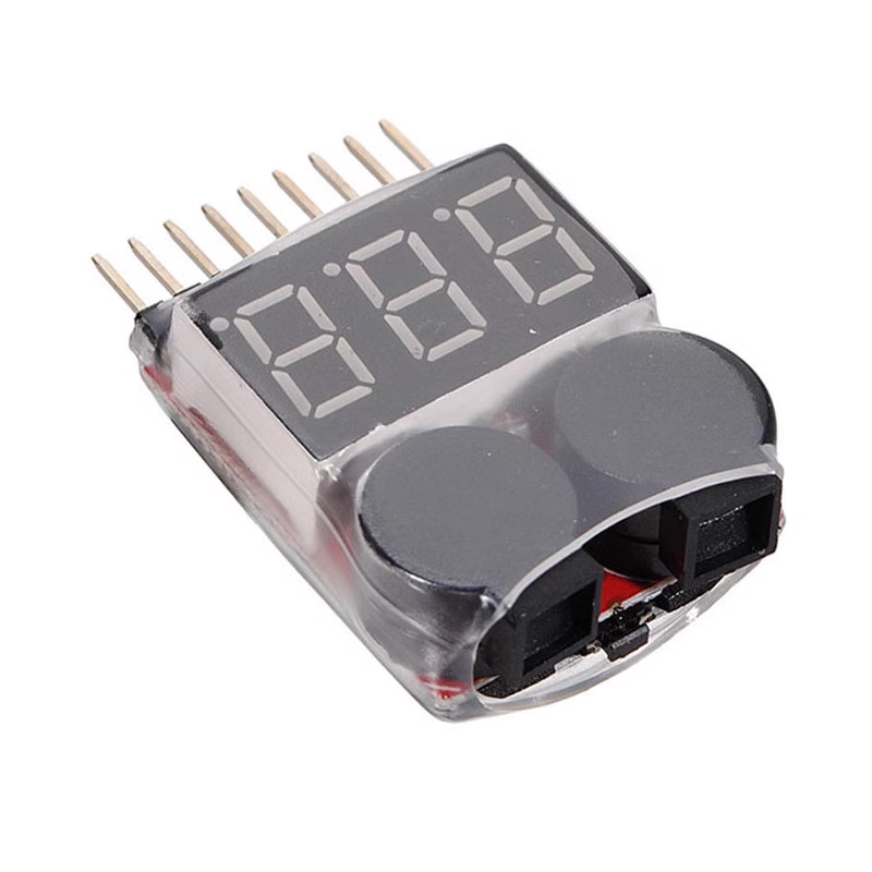 Mobil RC เซลล์ตรวจสอบ BB แหวน  - Drone Battery Voltage Checker บทวิจารณ์และราคา