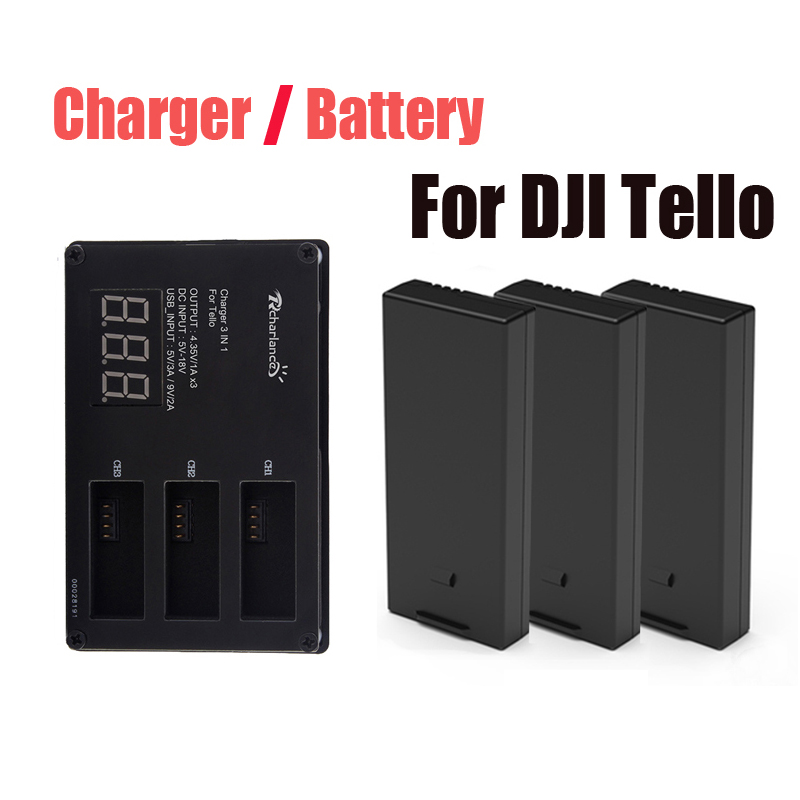 Original DJI Tello แบตเตอรี่/D - Drone Battery Balance Charger บทวิจารณ์และราคา