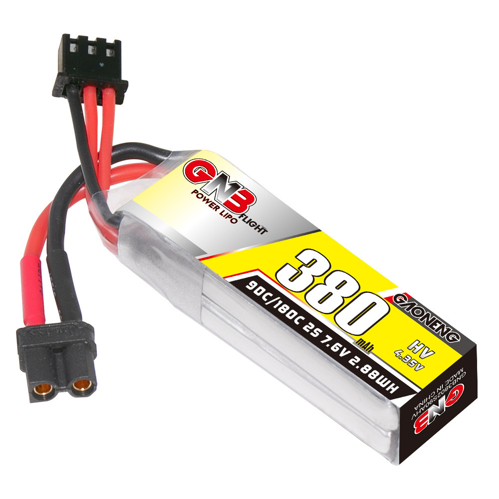 GNB 2S 7.6V 380mAh 90C/180C แบ - Drone Battery Lipo บทวิจารณ์และราคา