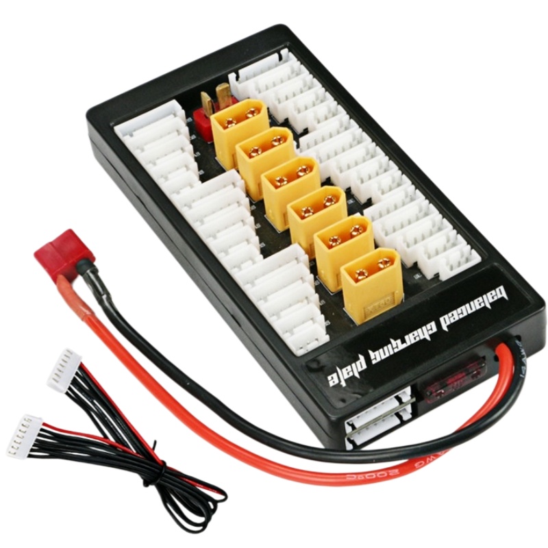 บอร์ดชาร์จแบบขนาน 6 in 1 XT60  - Drone Battery Parallel Board บทวิจารณ์และราคา
