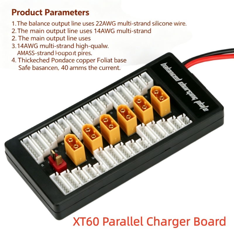 บอร์ดชาร์จแบบขนาน 6 in 1 XT60  - Drone Battery Parallel Board บทวิจารณ์และราคา