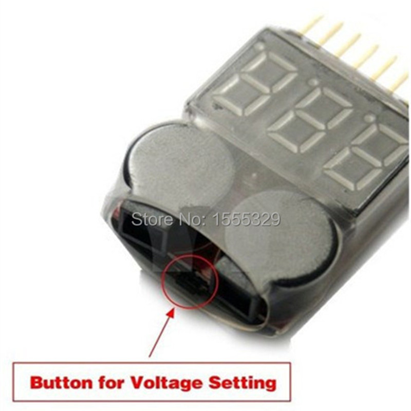 2 ชิ้น 1 วินาที - 8 วินาที LiP - Drone Battery Voltage Checker บทวิจารณ์และราคา