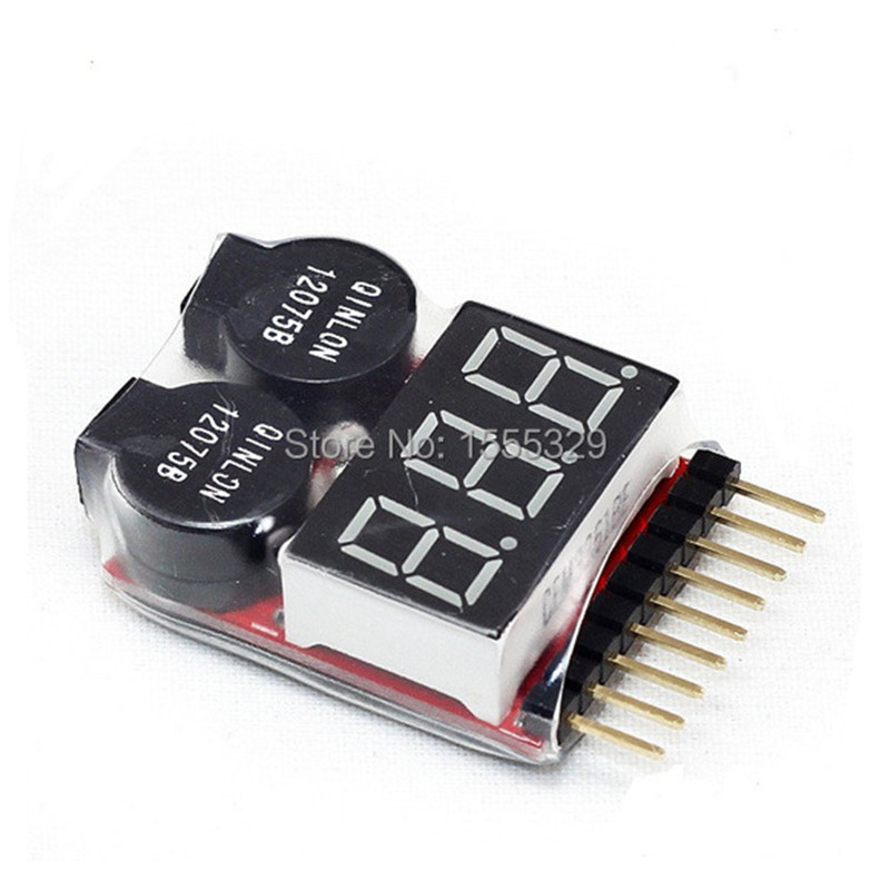 2 ชิ้น 1 วินาที - 8 วินาที LiP - Drone Battery Voltage Checker บทวิจารณ์และราคา