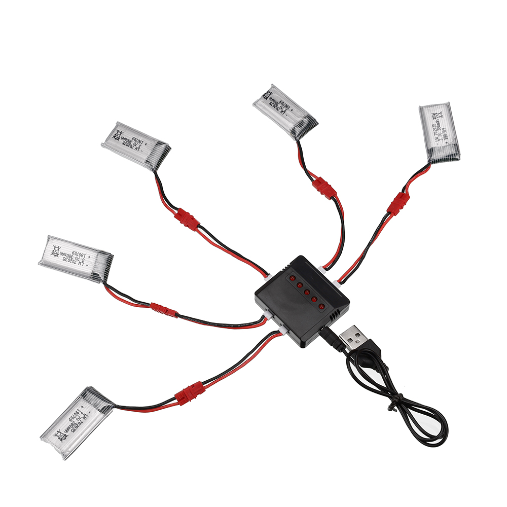 แบตเตอรี่ Lipo 3.7V 380mAh พร้ - Drone Battery Charger บทวิจารณ์และราคา