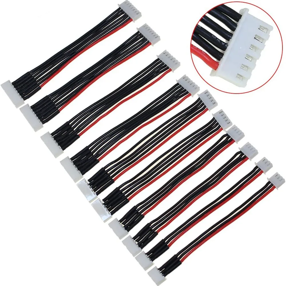 5 ชิ้น/ล็อต JST-XH 1S 2S 3S 4S - Drone Battery 6S บทวิจารณ์และราคา