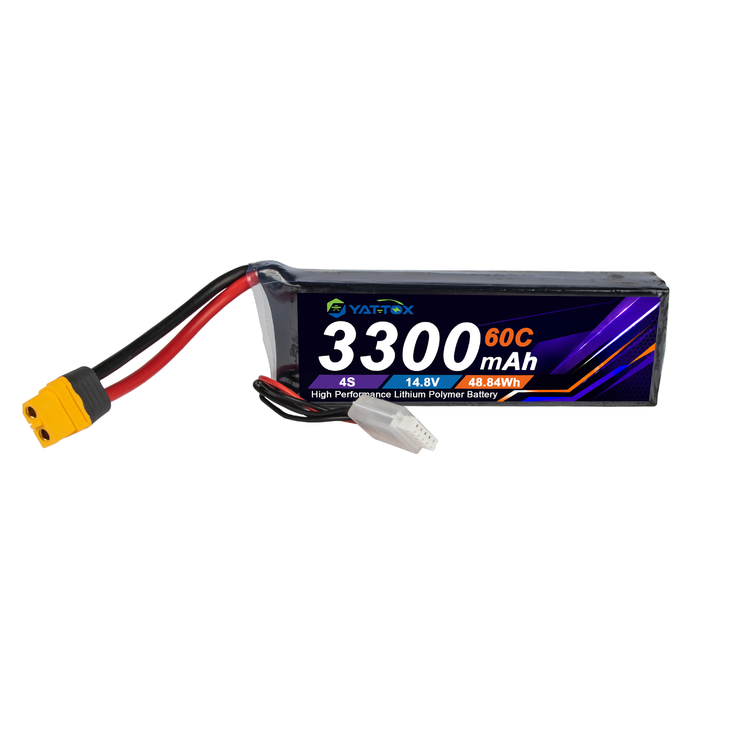 แบตเตอรี่ Yattox 4S 3300mAh 60 - Drone Battery 4S บทวิจารณ์และราคา