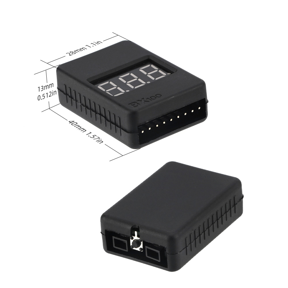 เครื่องทดสอบแรงดันแบตเตอรี่ BX - Drone Battery Voltage Checker บทวิจารณ์และราคา