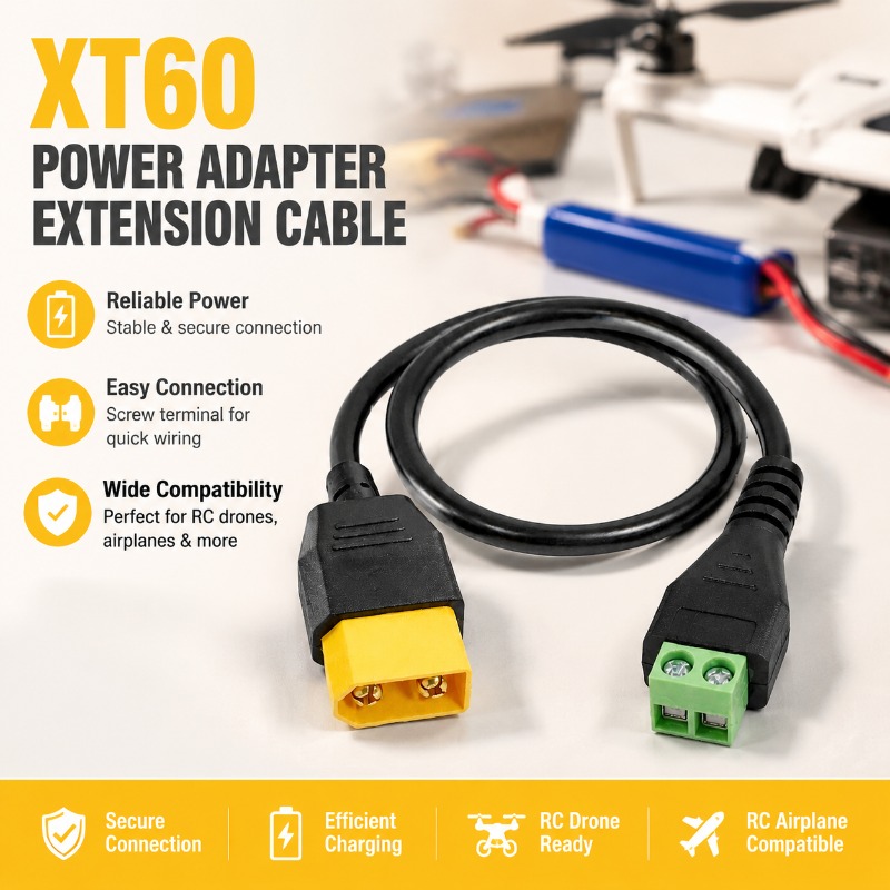 สายอะแดปเตอร์ XT60 ตัวผู้-ตัวเ - Drone Battery Balance Charger บทวิจารณ์และราคา