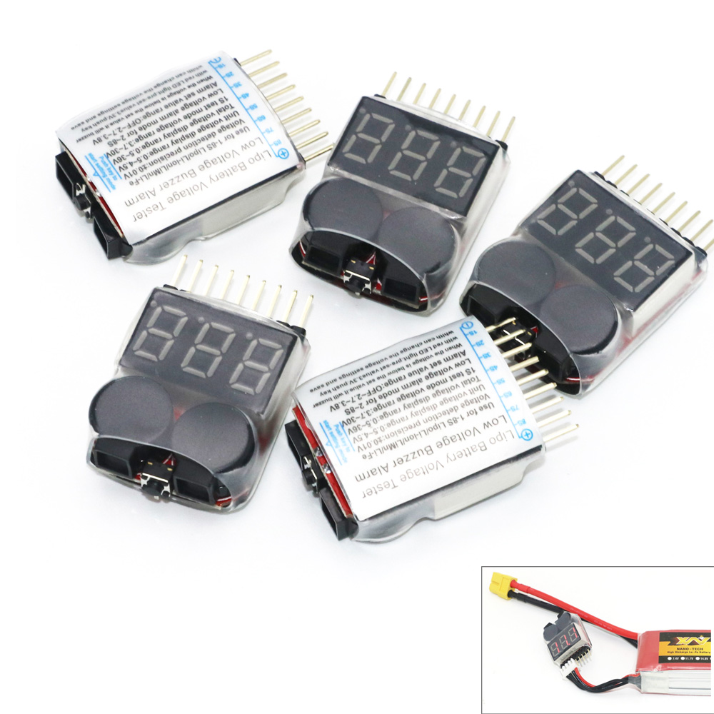 แบตเตอรี่ Lipo เครื่องทดสอบแรง - Drone Battery Alarm บทวิจารณ์และราคา