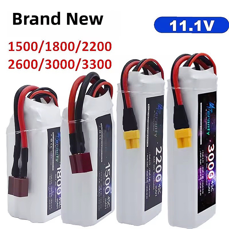 แบตเตอรี่ลิเธียมโพลิเมอร์ 11.1 - Drone Battery 3S บทวิจารณ์และราคา