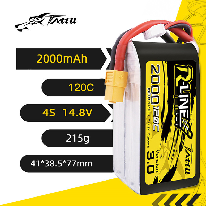Hot Tattu R-LINE 120C แบตเตอรี - Drone Battery 4S บทวิจารณ์และราคา