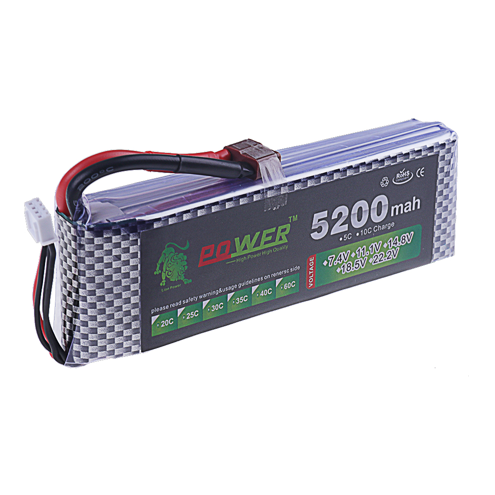 3S Lipo แบตเตอรี่ 11.1V 5200 m - Drone Battery 3S บทวิจารณ์และราคา