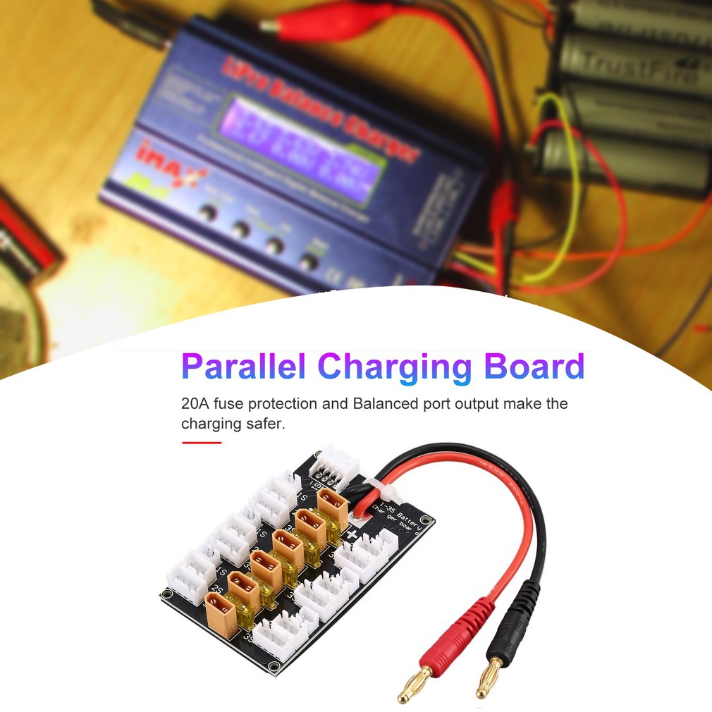 1 S-3 S 20A XT30 ปลั๊ก Lipo แบ - Drone Battery Parallel Board บทวิจารณ์และราคา