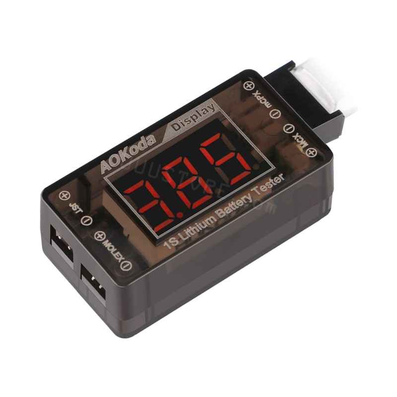เครื่องตรวจสอบแรงดันแบตเตอรี่ล - Drone Battery Voltage Checker บทวิจารณ์และราคา